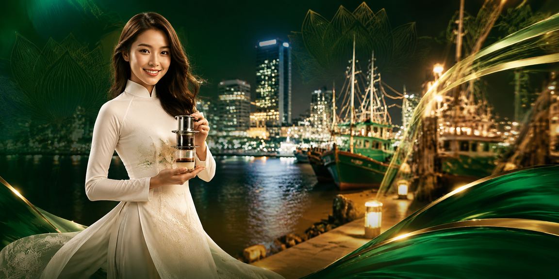 Người phụ nữ mặc áo dài tại Nha Trang sử dụng điện thoại để tham gia cá cược và casino trực tuyến